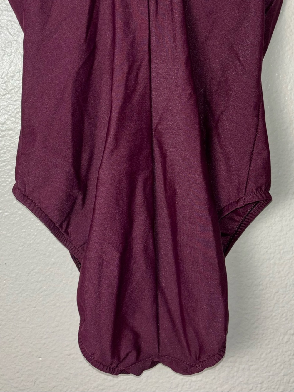 Magicsuit One-Piece Swimsuit Surplice Crossover Neckline Faux Wrap size 12 plum - Picture 13 of 16